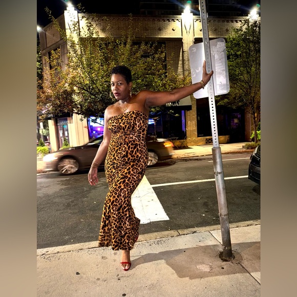 Leopard Tub Dress - Picture 3 of 5